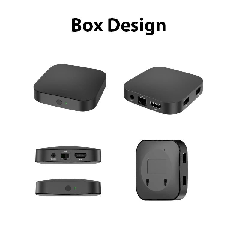 New iATV Q8 Smart TV Box BT5.0 Quad-Core 4K HDR 100M 32G Android 11 2.4G/5G WIFI Amlogic S905Y4 Set top box Media Player