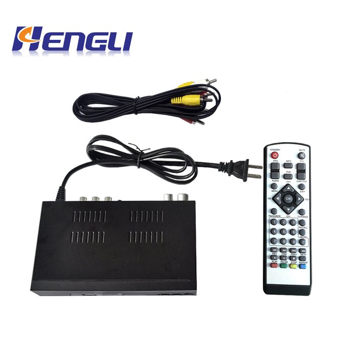 High performance dvbt2 receiver media player stb tv digital Digital DVB T2 Set Top Box