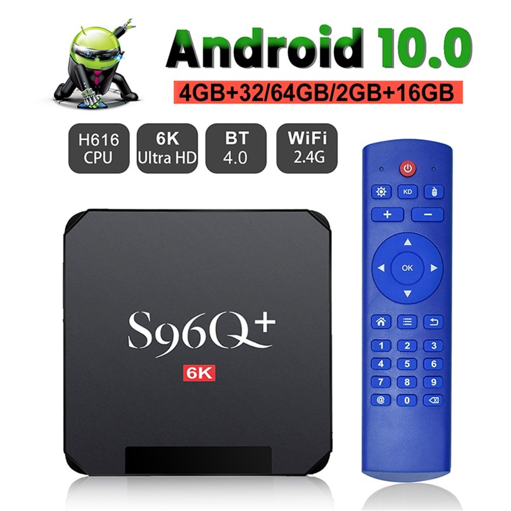 WF factory supply high quality S96Q pro tt tv box android 4k player set top tv box S96 Q pro