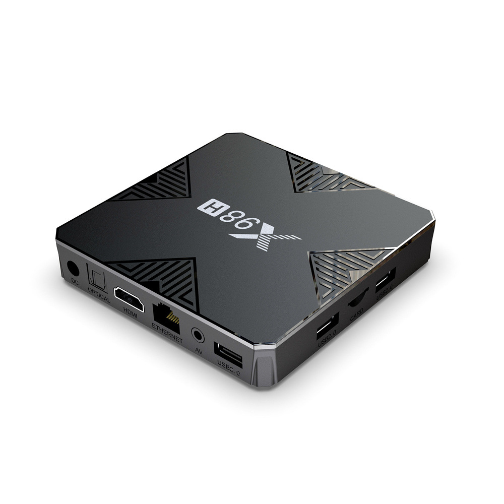 X98H H618 set top box Android 12.0 4GB/32GB HD dual band WIFI 6+BT5.0 android TV BOX media player