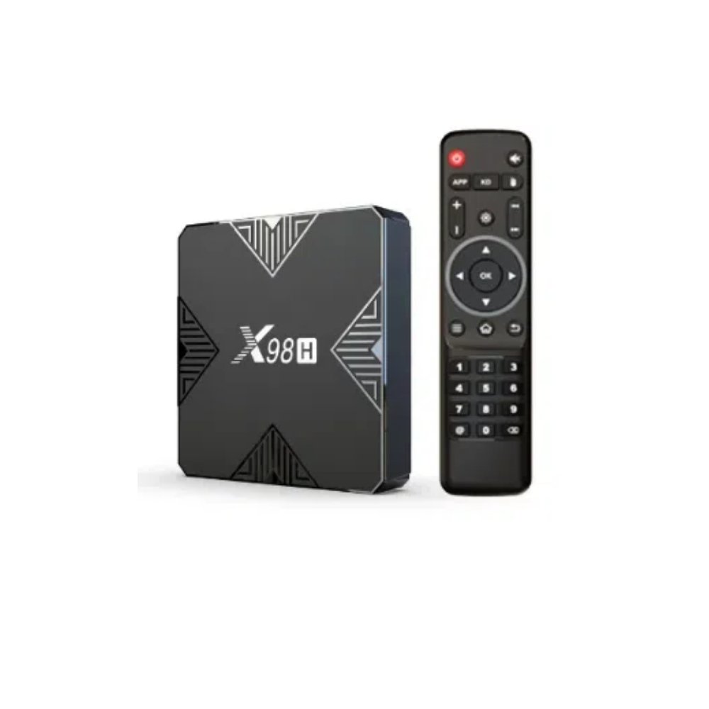 X98H H618 set top box Android 12.0 4GB/32GB HD dual band WIFI 6+BT5.0 android TV BOX media player
