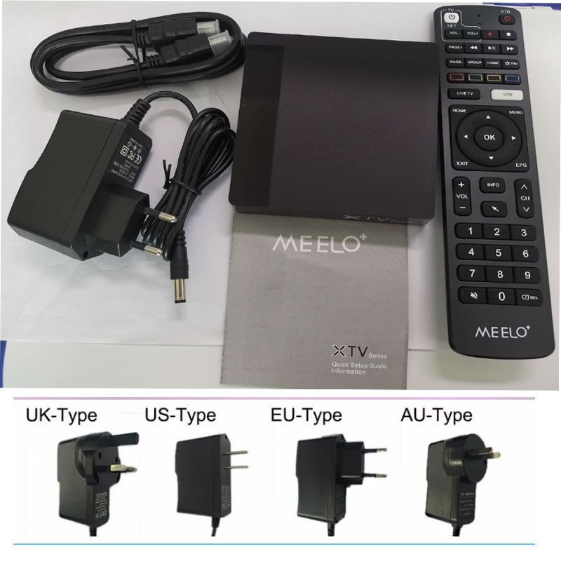 Factory direct sales MEELO+ XTV DUO 4K Stalker IPTV box Android 11 amlogic S905W2 support xtream codes m3u 2GB 16GB