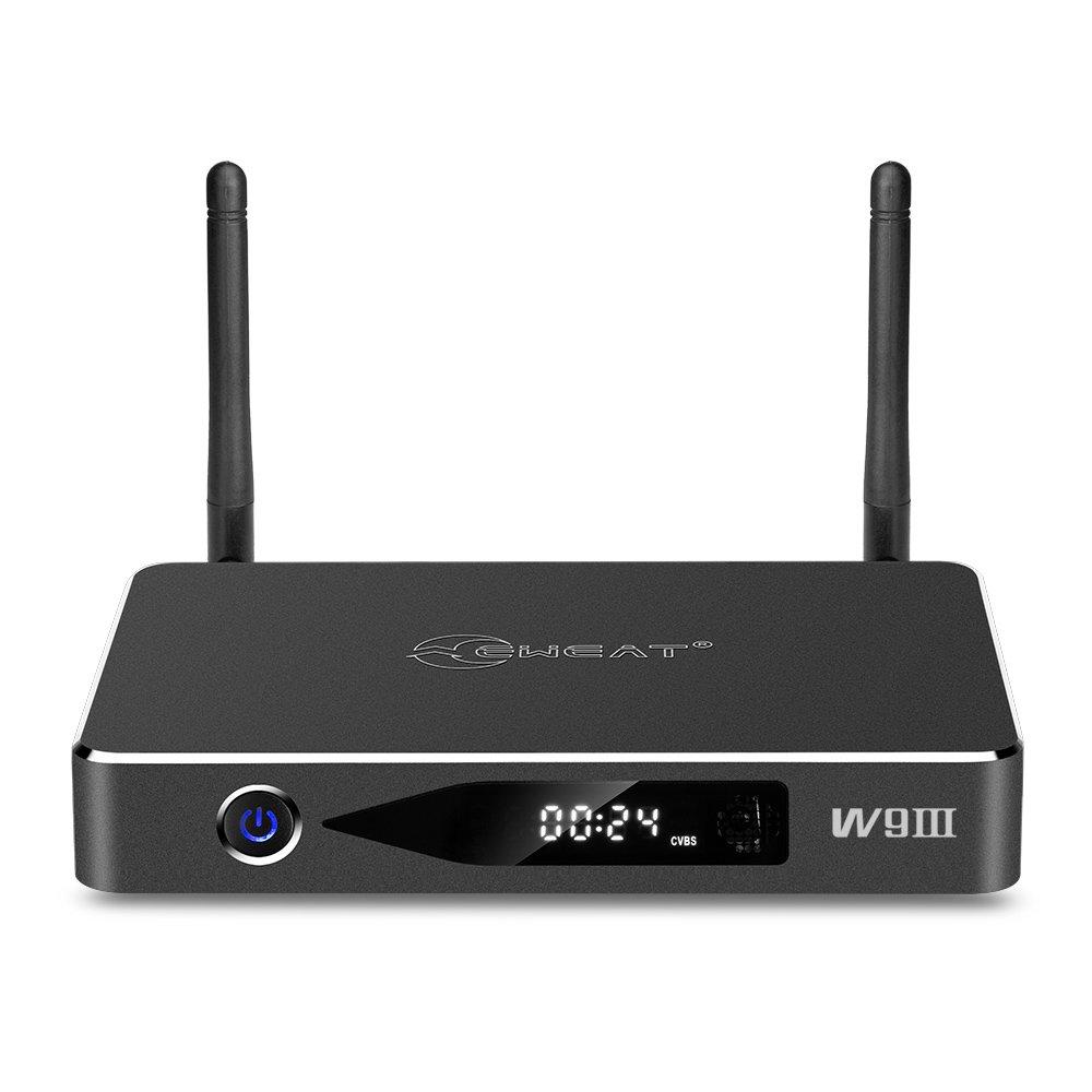 China factory wholesale Eweat W9III mini smart tv box android 9.0 set top box