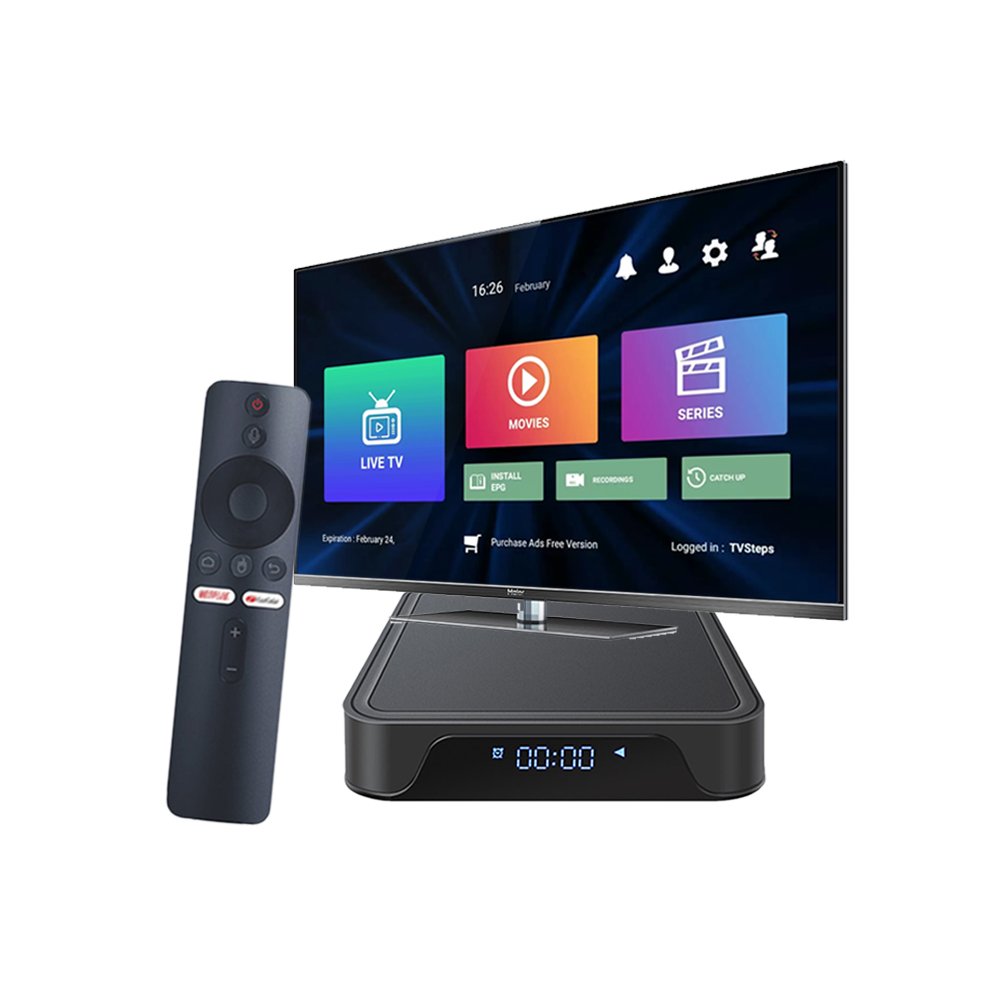 Higher speed megaott SMART set-top ipTV Box with HD BEST Stable Smarters APP
