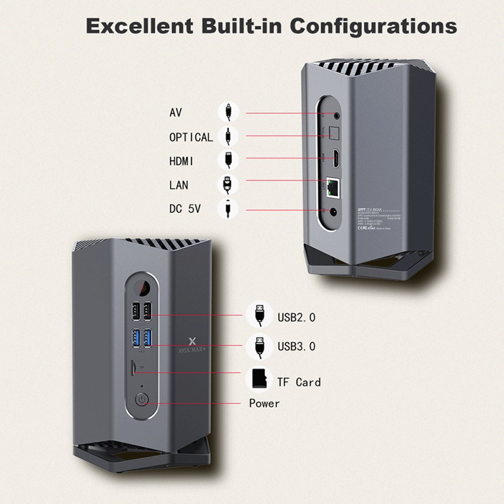 New Android 9.0 TV BOX A95X MAX+Video Game TV BOX Amlogic S922X Quad core+Dual core Set Top Box with BT Gamepad for sale