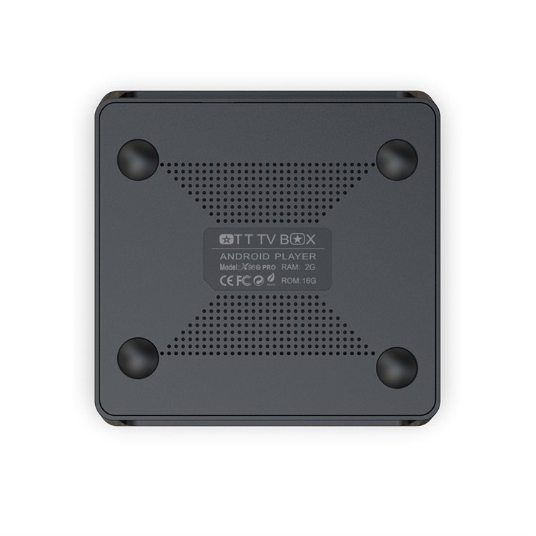 High Quality Design X96Q Pro Tv Box 108*108*18(MM) Android 4k Player Set-Top Box Best android 4k tv box