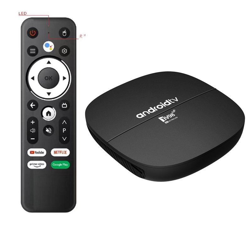 Best TV98 ATV box Russian wholesale Quad Core ARM A53 2.4G/5G update 8/128GB factory price