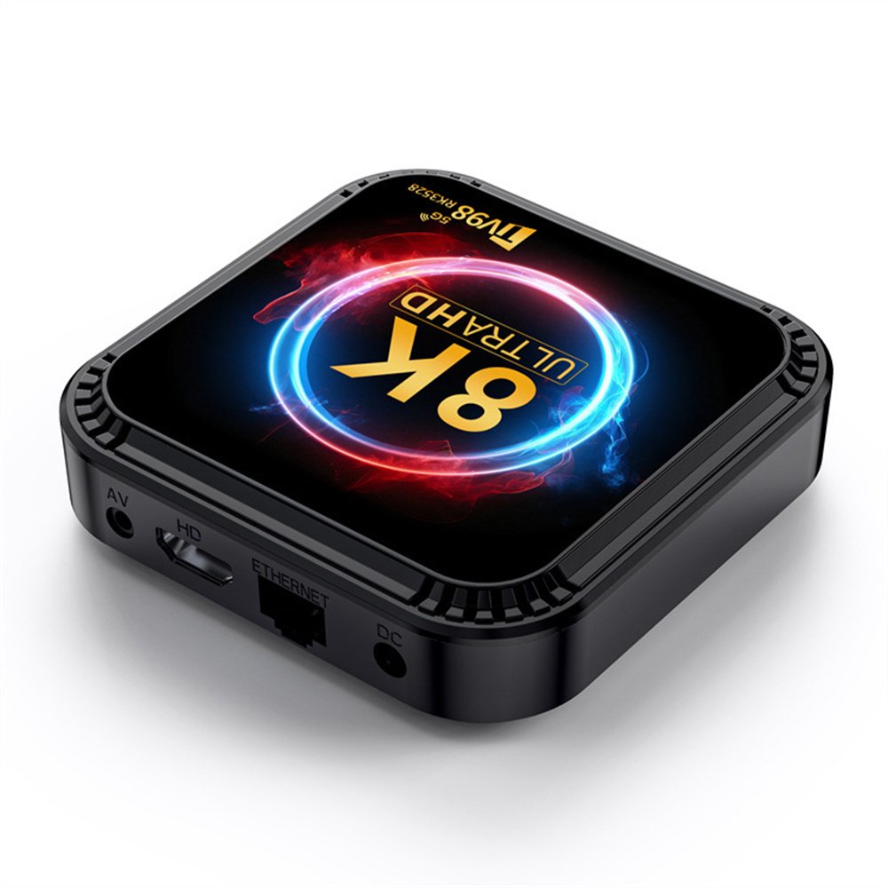 TV98 Android 13 Smart TV BOX RK3528 Quad Core 5G Dual Wifi6 16G 32G 64G Support 8K 4K BT 4.0 Voice Assistant PK DQ08 Set Top Box