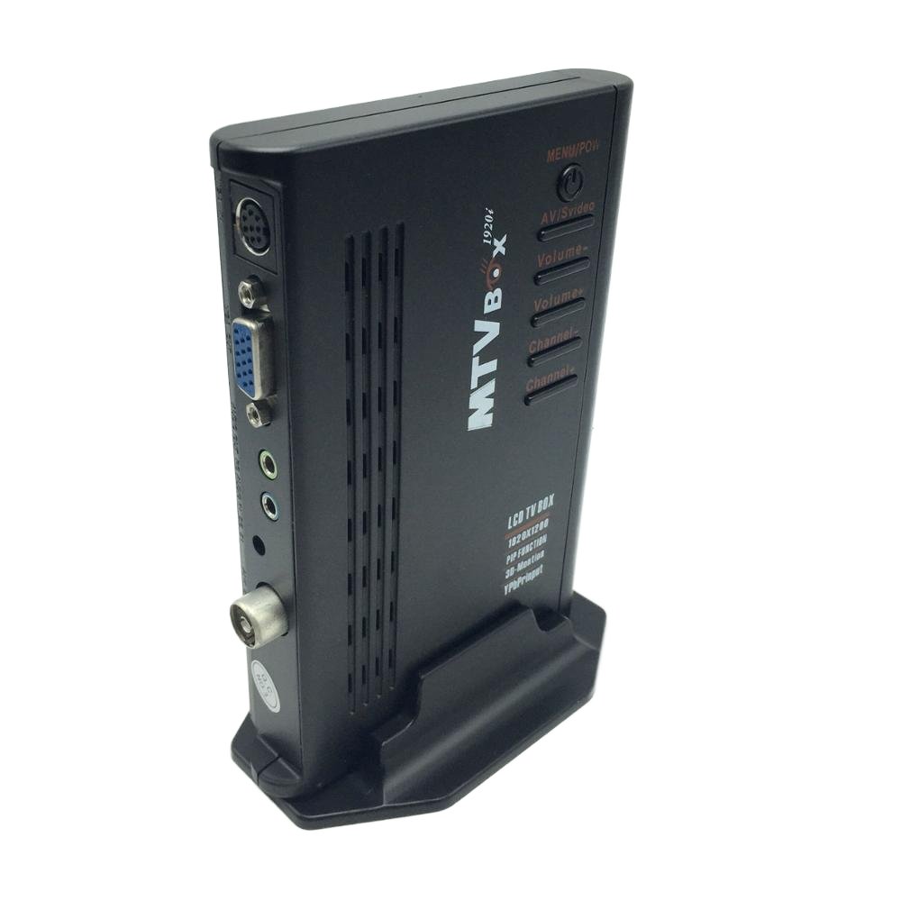 Mini Portable External Analog LCD TV Tuner Box Factory Price Set-Top Box