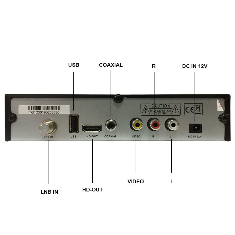 STAR MASTER TG-1000 New Selling S2X 4K set top box digital satellite TV receiver with server