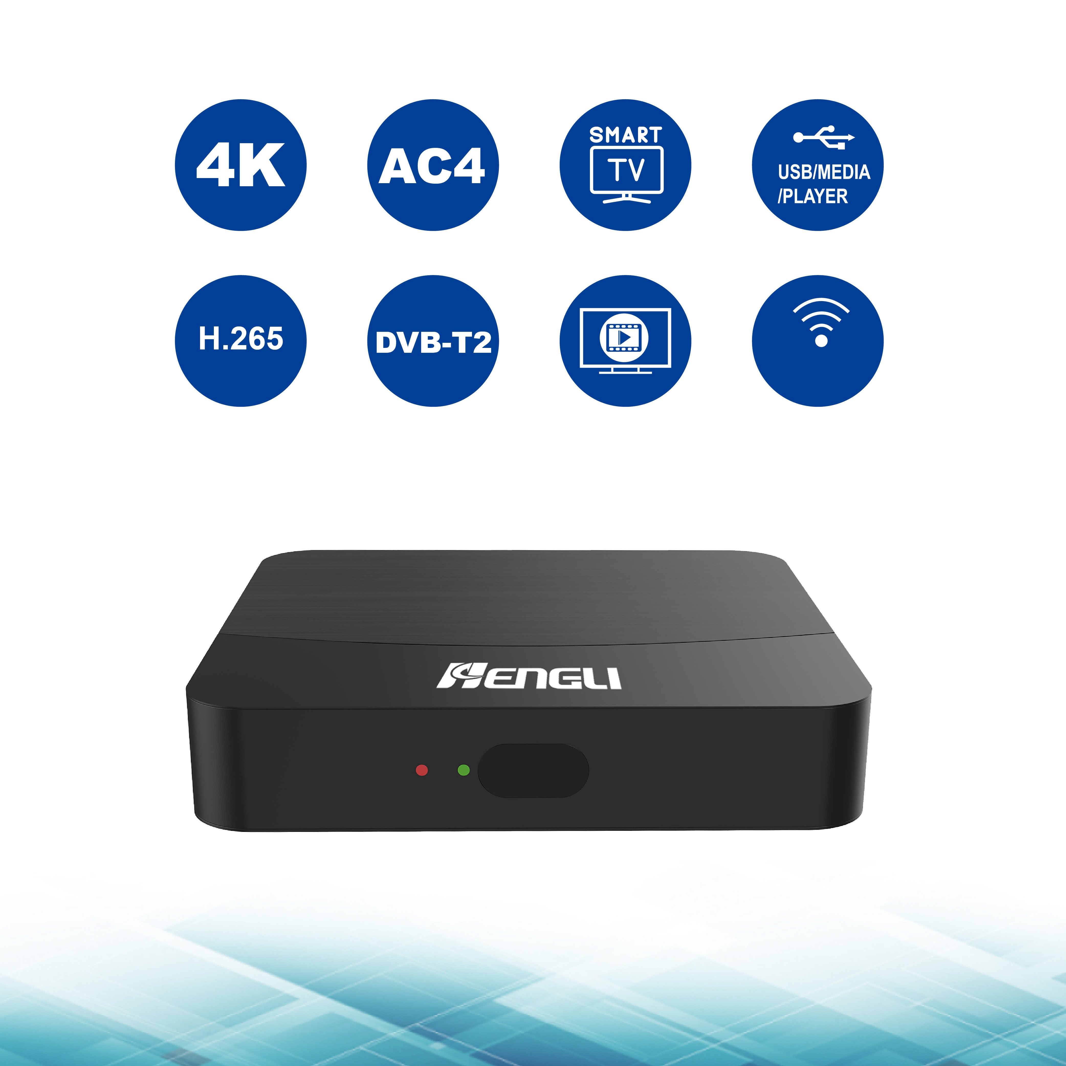 Top Selling Android 11 Full HD 1080p Dual Wifi 2GB 16GB Smart Android TV Box
