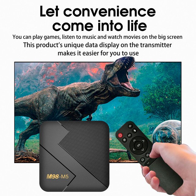 Network TV overseas version RK3328A TV box M98M5 high-definition network player TV set-top box 4K