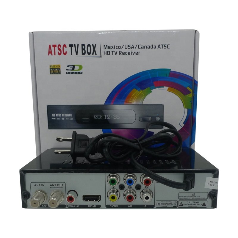 New Model Atsc Converter Pvr Tv Receiver Tv box H. 264 Decoder Atsc Tuner Box Set Top Box