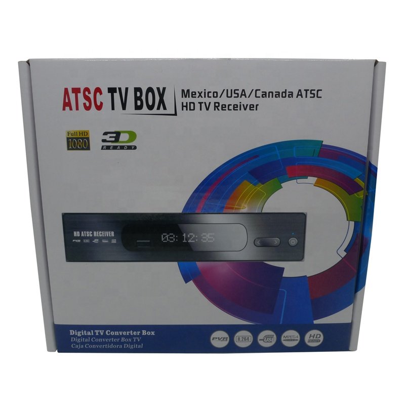 New Model Atsc Converter Pvr Tv Receiver Tv box H. 264 Decoder Atsc Tuner Box Set Top Box