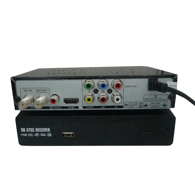 New Model Atsc Converter Pvr Tv Receiver Tv box H. 264 Decoder Atsc Tuner Box Set Top Box