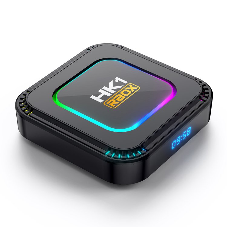 Smart TV BOx HK1 RBOX K8 Android13 RGB Light WiFi6 Dual WiFi 100M LANHD Media Player BT5.0 TV Set Top Box 8K HDR10+