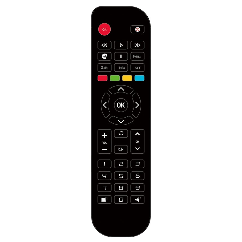 Manufacturer custom 38 key Infrared remote control for TV set top box