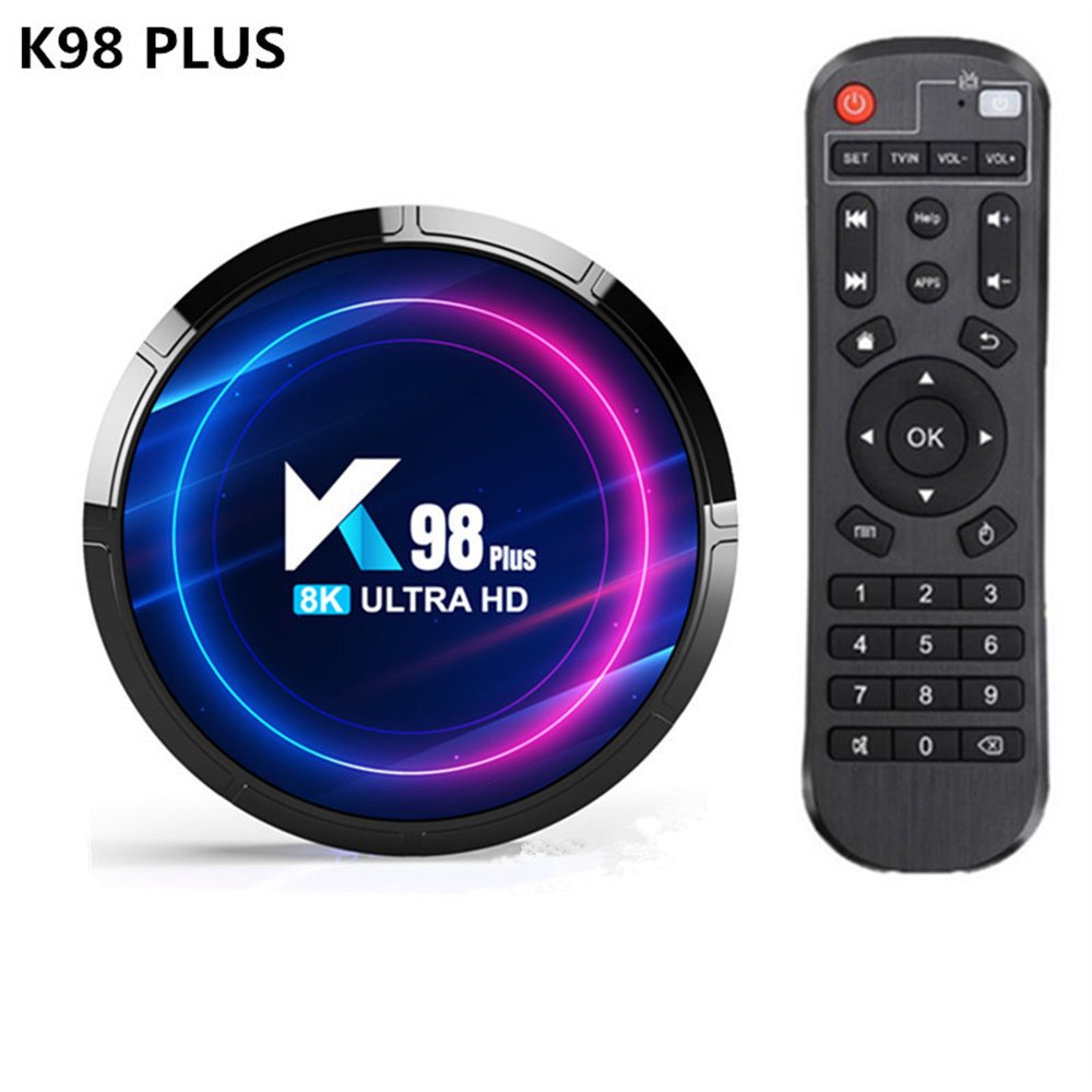 K98 Plus Smart TV Box Android 13 Media Player 8K HD10 with RK3528 Quad-Core Dual WiFi BT 5.0 8K 2/4GB 16/32GB/64GB Set Top Box