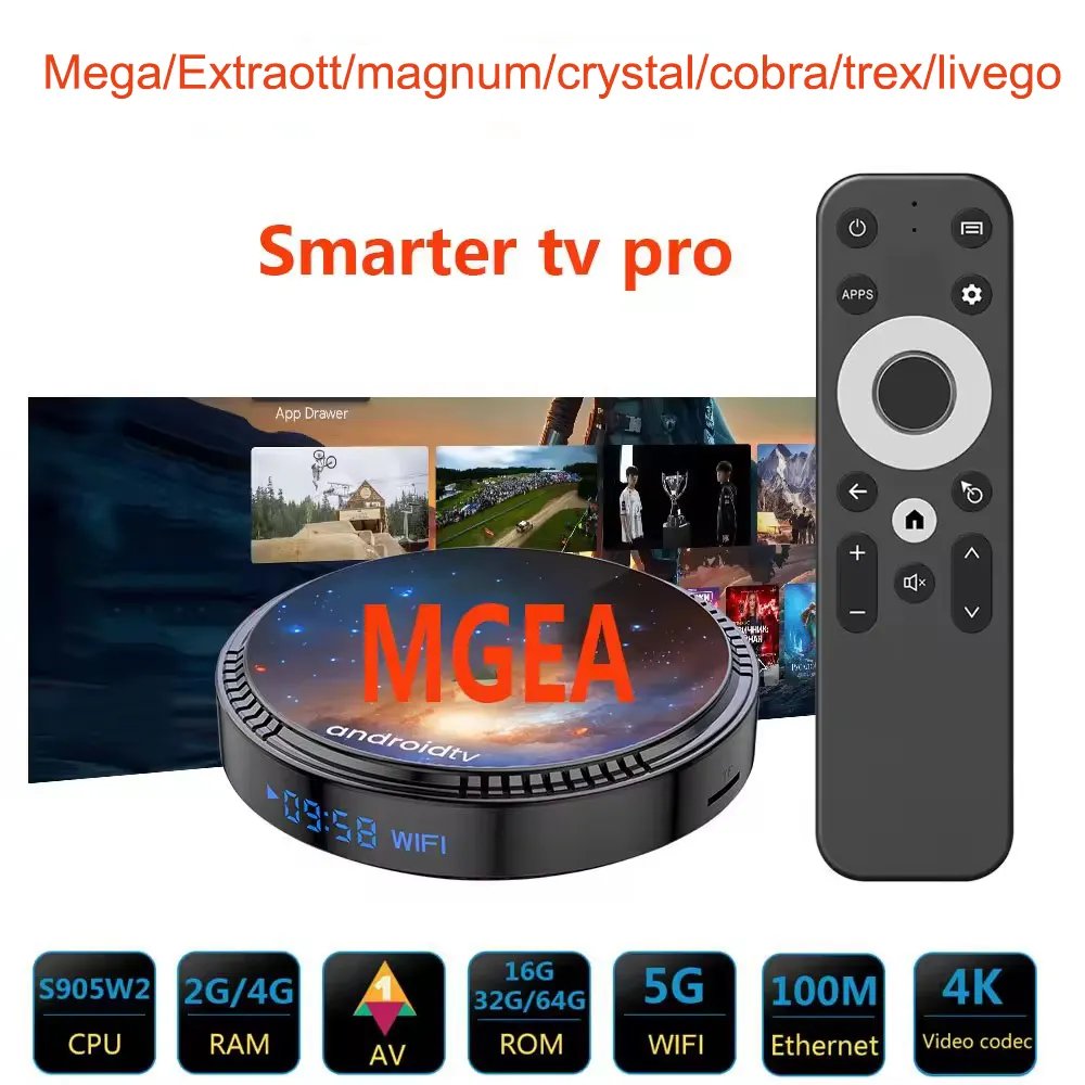 2024 Smart IP megaott Strong Smart Media Player Set Top Box 4K Android 12 5G OEM Quad Core 4k box tv