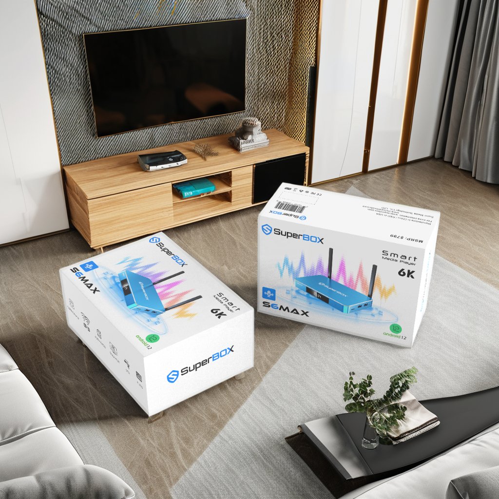 Superbox S6 Max Android TV Box Original & Popular Hot Sale Set-Top Box Versus S5 Max S4 Pro S3 Pro