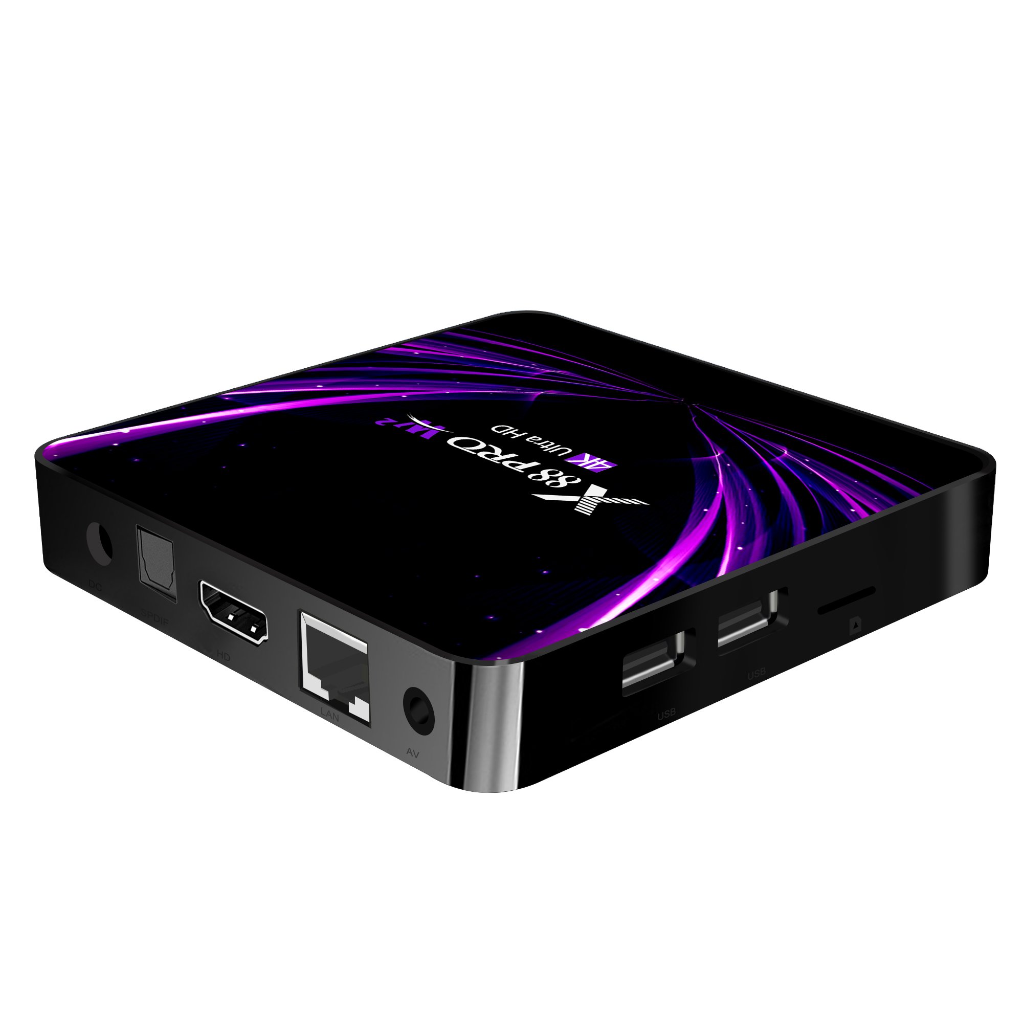 Popular Chipset Amlogic S905W2 Quad-Core Set Top Box With Android 11.0 OS BT5.0 Customization 4K HD Video Displayer X88 Pro W2