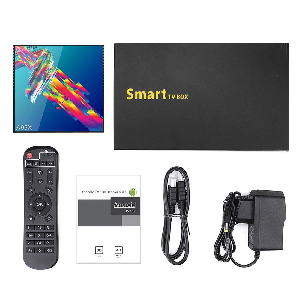 A95X R3 Android 9.0 Smart TV Box 4GB RAM 32/64GB ROM Rockchip RK3318 2.4G/5.0G WiFi BT4.0 4K HD Media Player Set Top Box