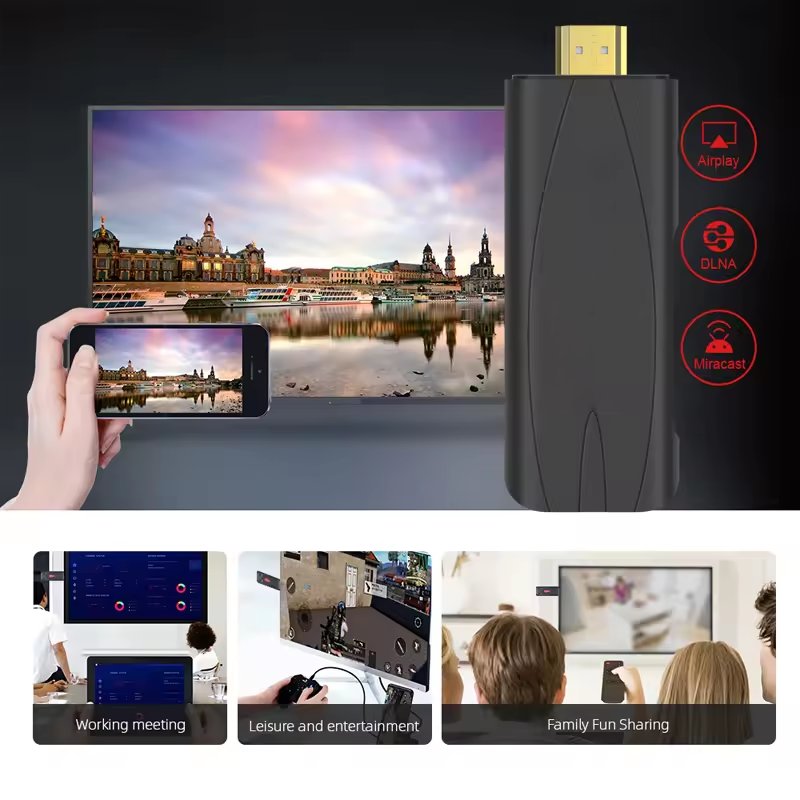 New Android 13 Tv Stick S905Y4 Chip Dual Wifi6 BT5.0 2GB 16GB Internal Memory Fire Tv Stick 4k smart set-top box