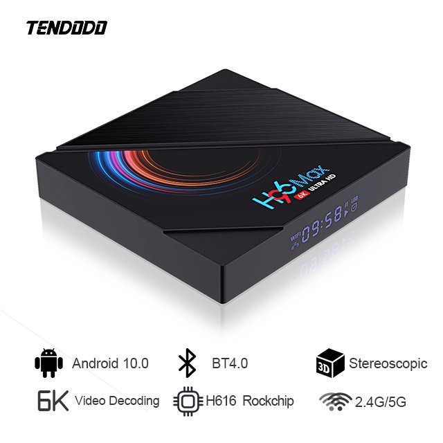 Wholesale H96max Quad Core H616 Android Set Top Box Dual WiFi Smart Streaming Device 6k Android TV BOX with 12 months free code