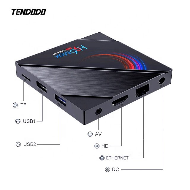 Wholesale H96max Quad Core H616 Android Set Top Box Dual WiFi Smart Streaming Device 6k Android TV BOX with 12 months free code