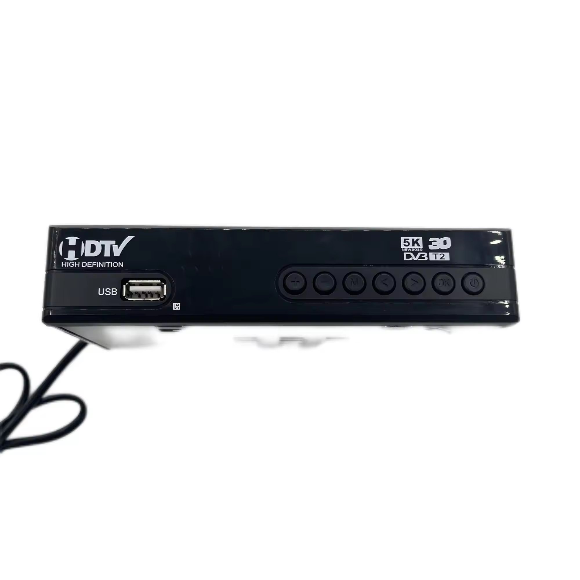 High quality high-definition FTA H.264 TV receiver decoder, equipped with a football designed DVB T2 TV set-top box