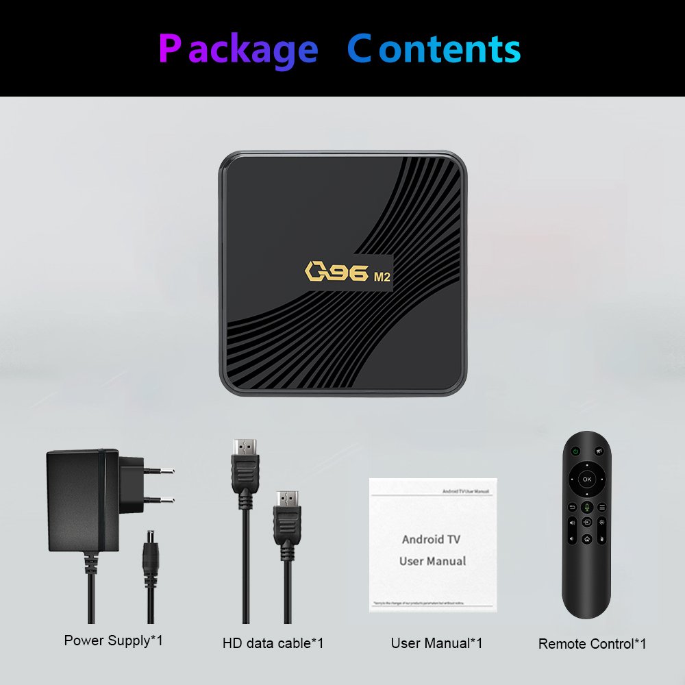 BYINTEK New Q96 M2 4K Android 11 Tv Box With Projector Ultra Optional 4GB+32G Set-Top Box 4K 2023 2.4GHZ 5.8GHZ Tv Boxes