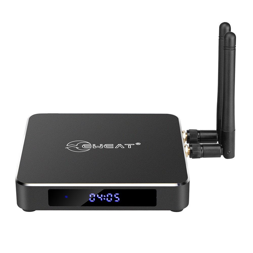Custom Dual WIFI 4+32GB Set Top Box of High Definition 2.1 Internet TV with H.265 3D 4K Smart Android 9.0 TV Box for Home
