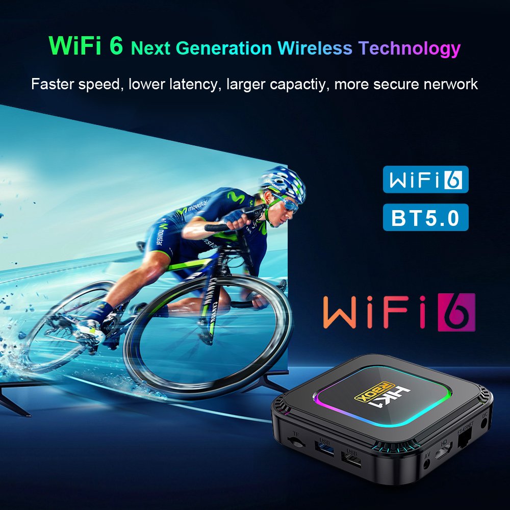 Topleo HK1 K8 13.0 Smart RK3528 Wifi 6 4K HD Set Top Box 4k Hk1 K8 4gb 64gb Android Tv Box