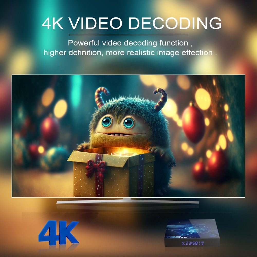 2023 New Android 11 4K HD IPTV Set-Top Box Amlogic S905w2 T95 W2 2GB 16GB Smart Android OTT TV Box 4GB 32GB 64GB T95 Android Box