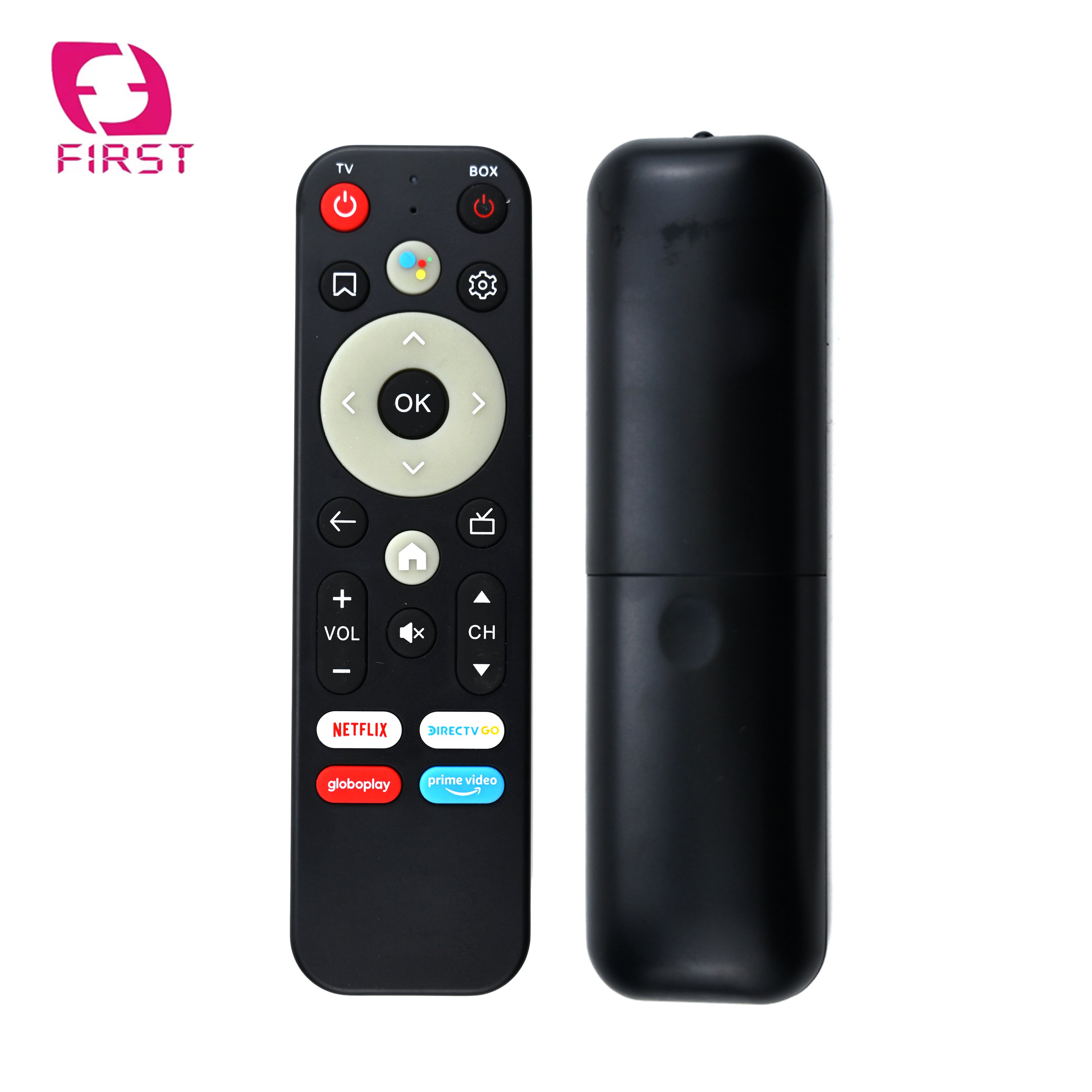 Factory 22-Keys Voice Remote Control for Android TV Box Smart Home Use Netflix GloboPlay Prime Video 4 Hot Keys Cheap Option