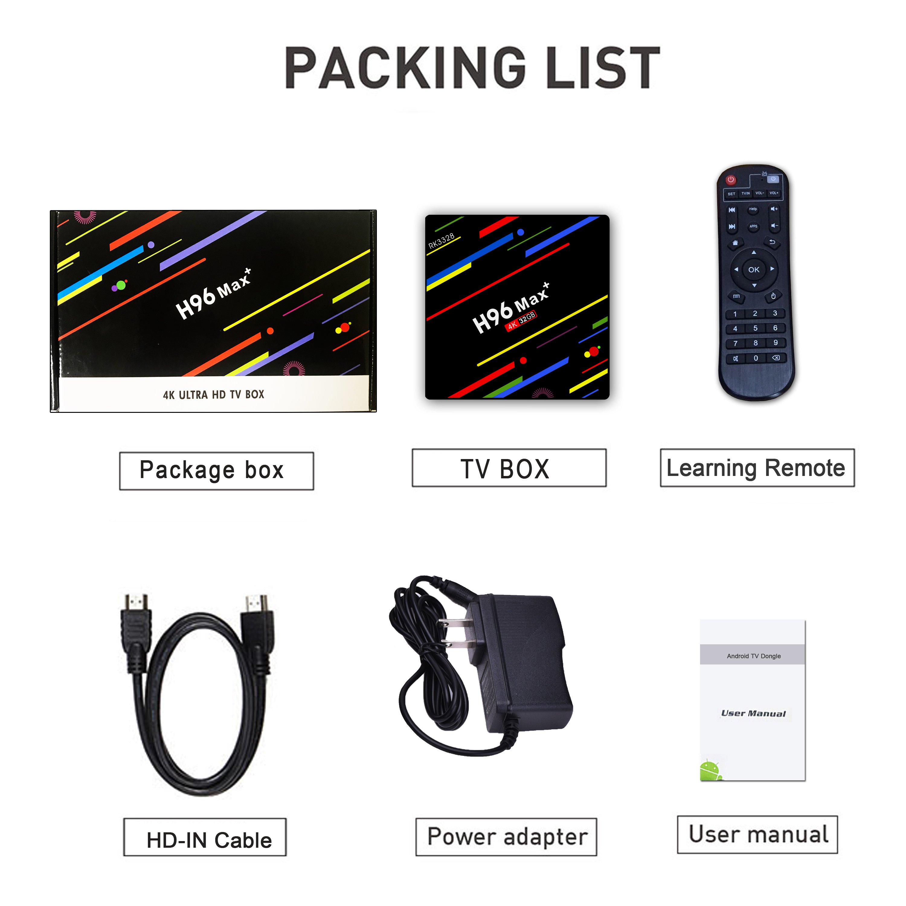 4G/32G New Generation Global Version BOX Android TV 8 4K HD Set Top Box Wifi GPU RAM