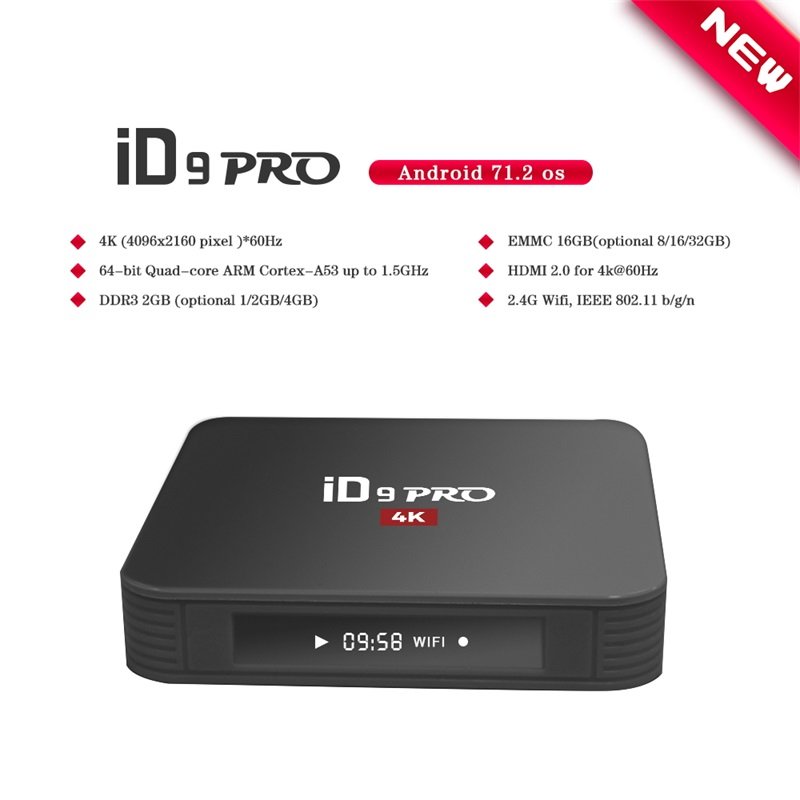 android tv box ODM Wholesale T95S2 set-top box network Amlogic smart tv 4k can be customized universal ip tv video player.