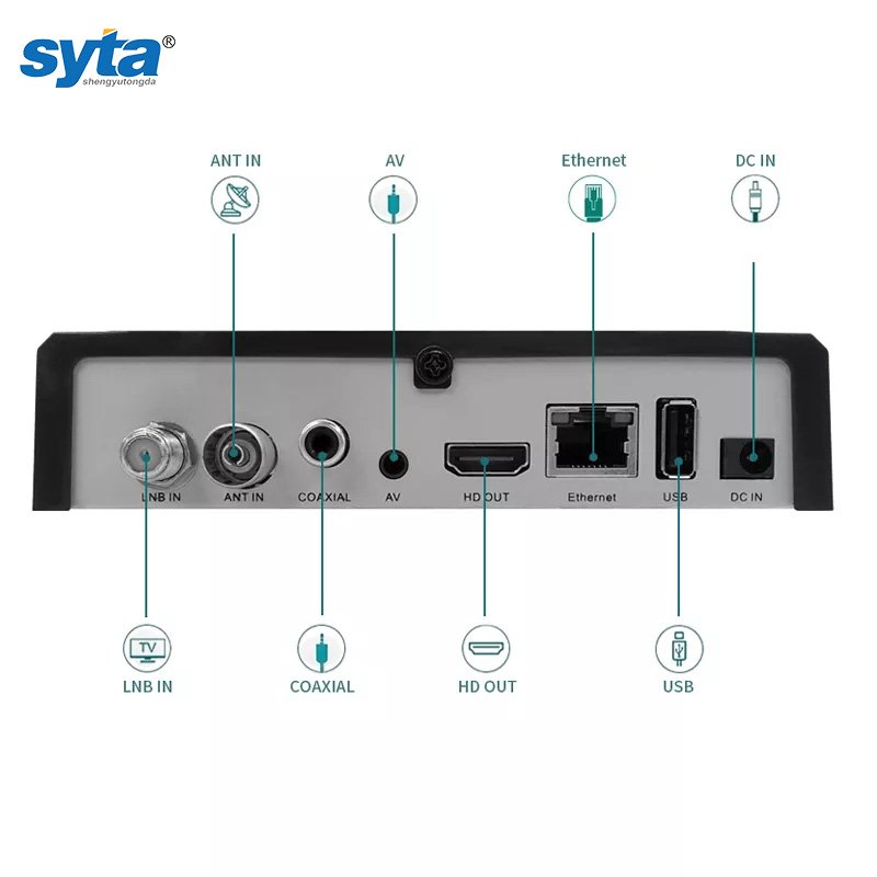 SYTA New 4K Ul -tra HD DVB-S2 Receiver 4K DVB S2 Set-Top Box