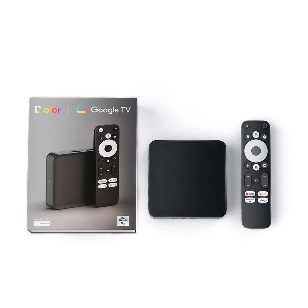 Dcolor GD2 S905Y4 Google Certified Gaming TV BOX 2GB 32GB Android 12 ATV OS WIFI Set Top Box 4k Smart TvBox