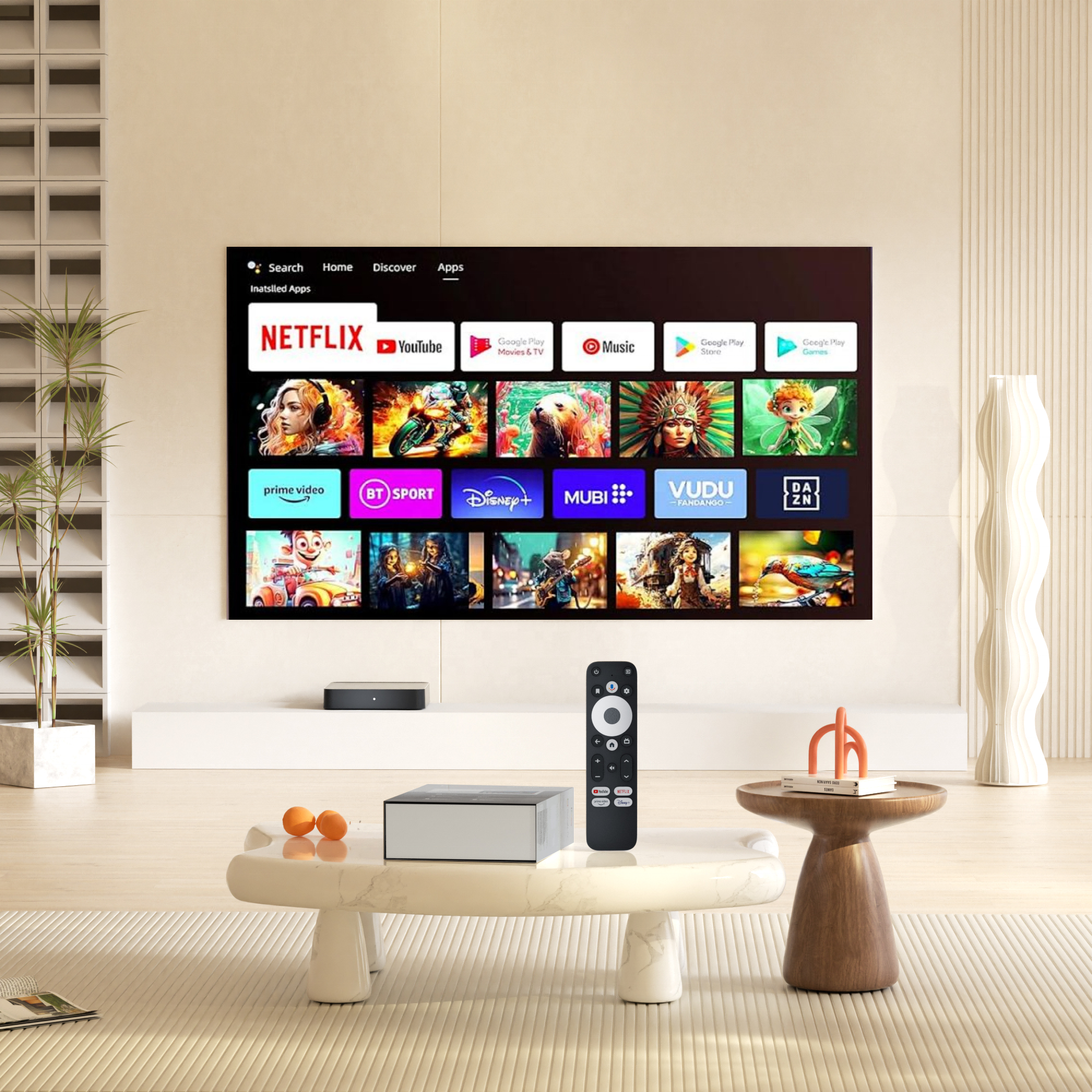 Dcolor GD2 S905Y4 Google Certified Gaming TV BOX 2GB 32GB Android 12 ATV OS WIFI Set Top Box 4k Smart TvBox