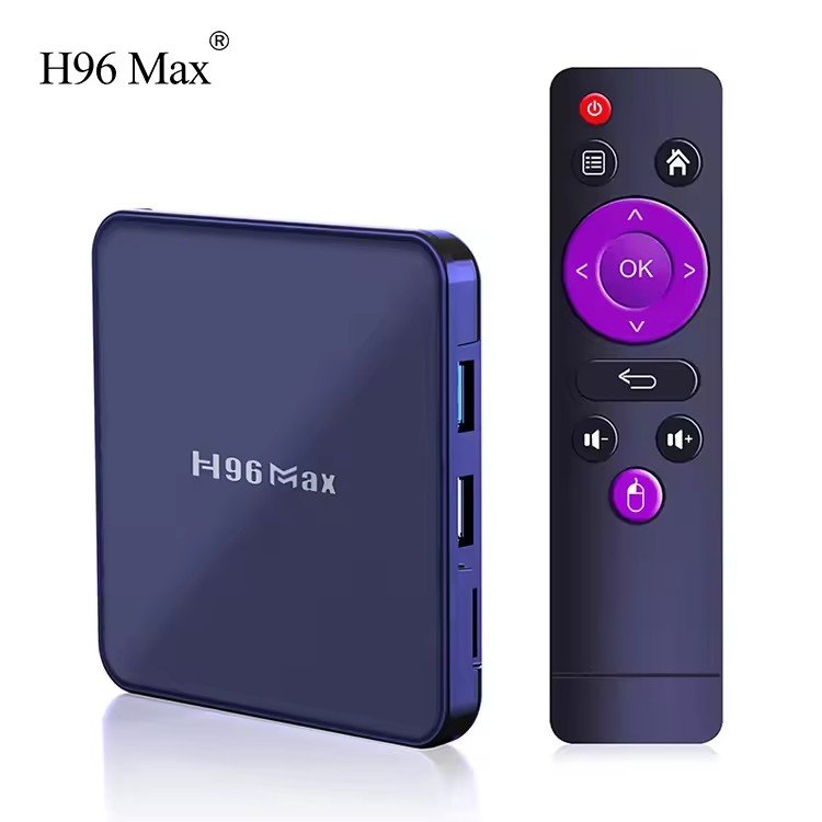 H96 Max V12 android 12 tv box 4G 64GB 4K Dual Wifi Bt Media Player Smart Set-Top Box TV Box