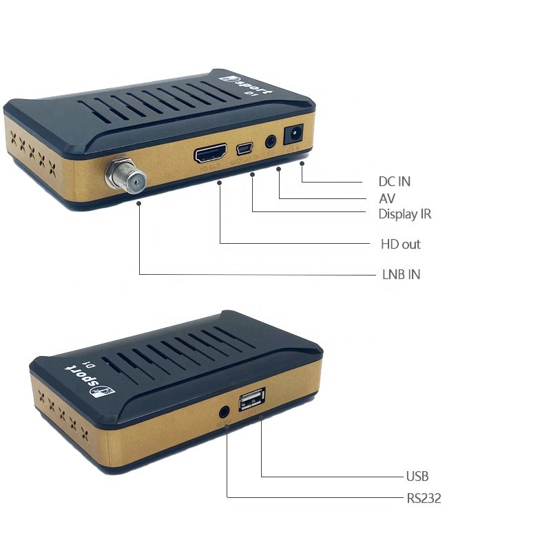 Factory Price FTA Decoder Q-sport dvb-s2 IKS server Free to air HD 1080P mpeg4 PVR EPG digital Satellite TV Receiver for Africa