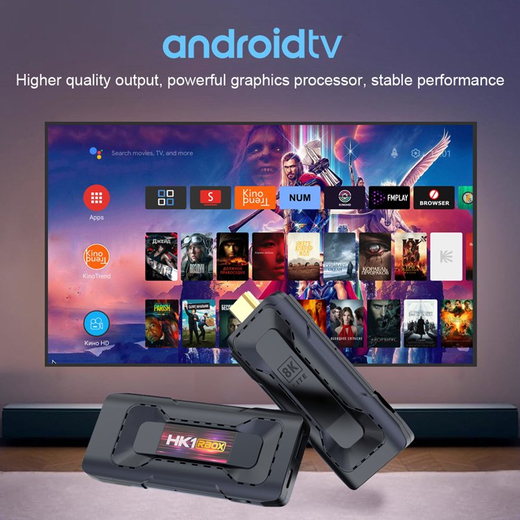 2024 New Arrival HK1 rbox D8 4GB 32GB 4k Android TV stick RK3528 Android 13 internet tv box hk1 smart fire stick set top box