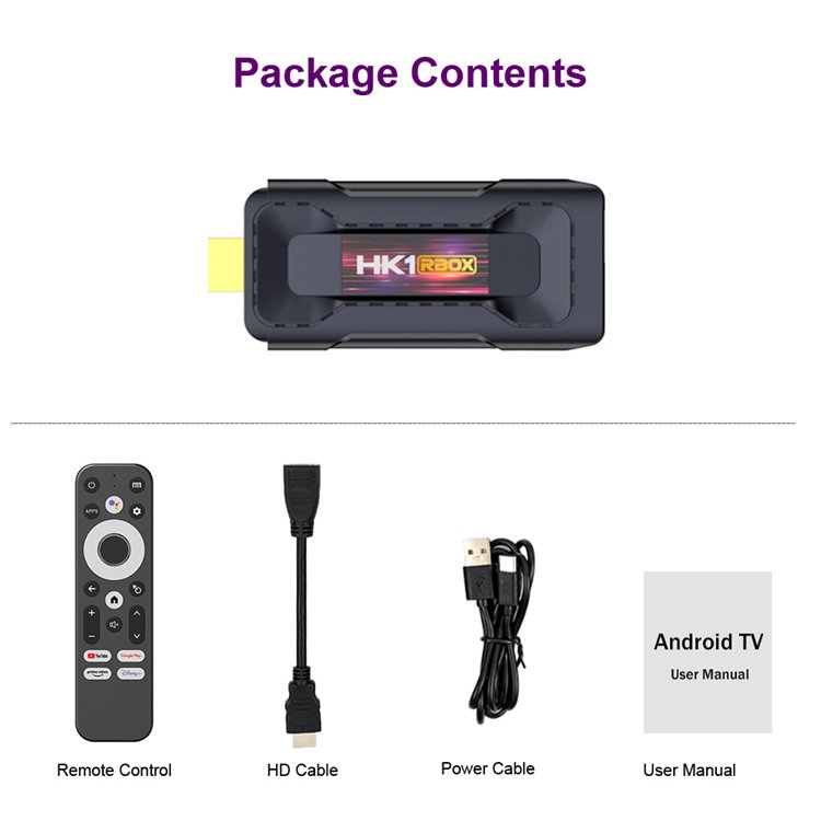 2024 New Arrival HK1 rbox D8 4GB 32GB 4k Android TV stick RK3528 Android 13 internet tv box hk1 smart fire stick set top box