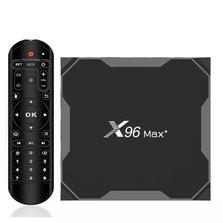 x96 max plus s905x3 chip android 9.0 8K B T4.0 tv box 4gb 64gb hot sell smart tv set top box x96max+