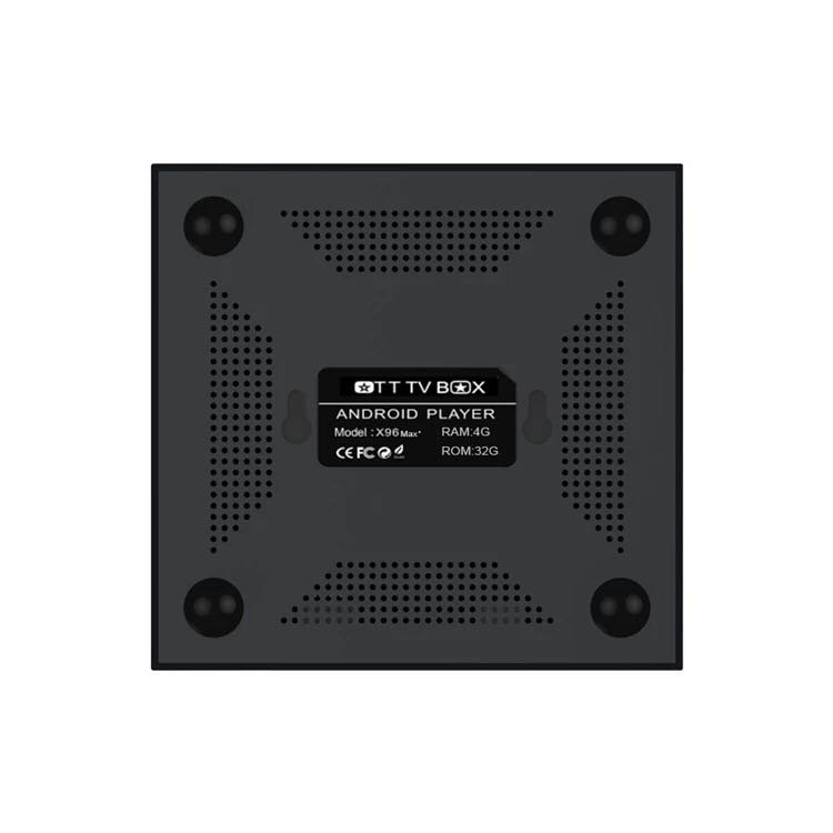 x96 max plus s905x3 chip android 9.0 8K B T4.0 tv box 4gb 64gb hot sell smart tv set top box x96max+