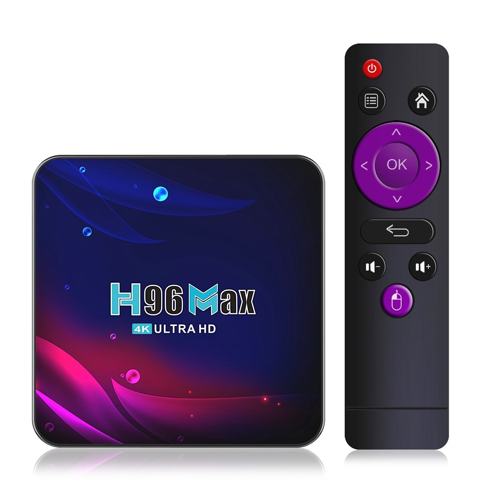 STB Android 11 H96 MAX V11 RK3318 TV BOX 4GB Ram 32GB 64GB Rom 5g dual wifi 4k net-flix iptv set-top box