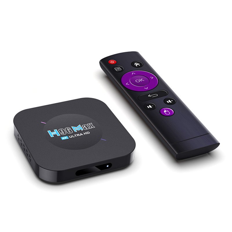 2024 Newest H96 max M5 Smart Android TV Box factory High quality manufacturer Android 11 TV Box 100M network RK3318 4K