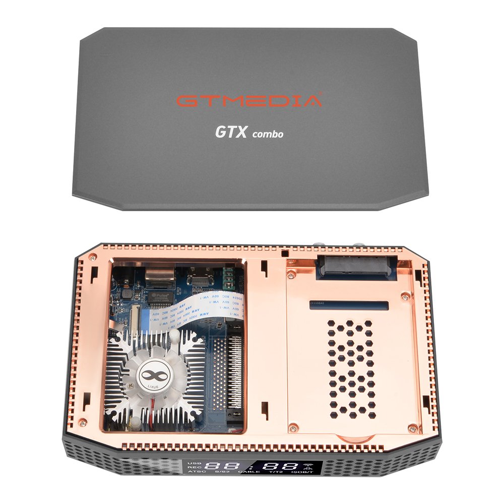 Factory GTMedia GTX Combo Satellite Receiver DVB Broadcasting Support 8K Ultra HD IPTV Digital TV Set Top Box with Android 9.0