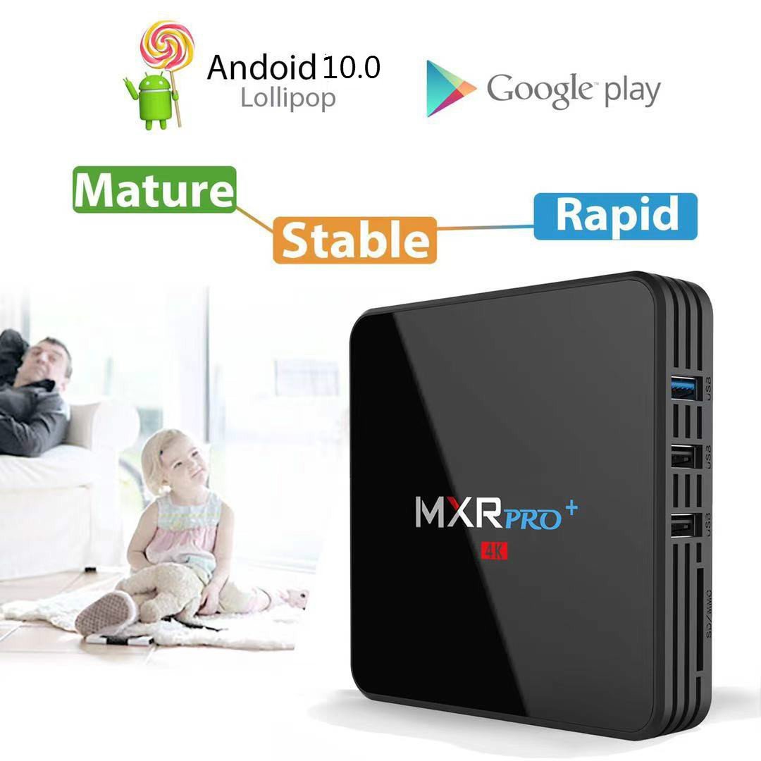 New android 10.0 Smart TV BOX Rockchip RK3318 MXR PRO PLUS tv box 4G 32G hd new set top box